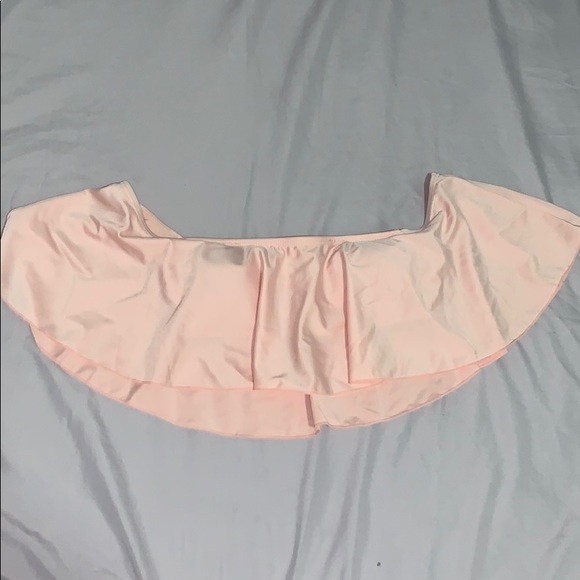 CORAL OFF THE SHOULDER 2 PIECE BATHING SUIT - Picture 3 of 3